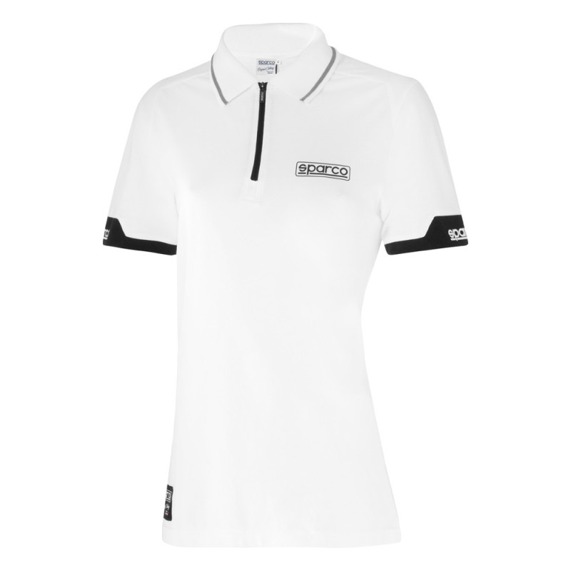 Sparco dames polo met rits - 013036L.BM.L - 013036LBM3L