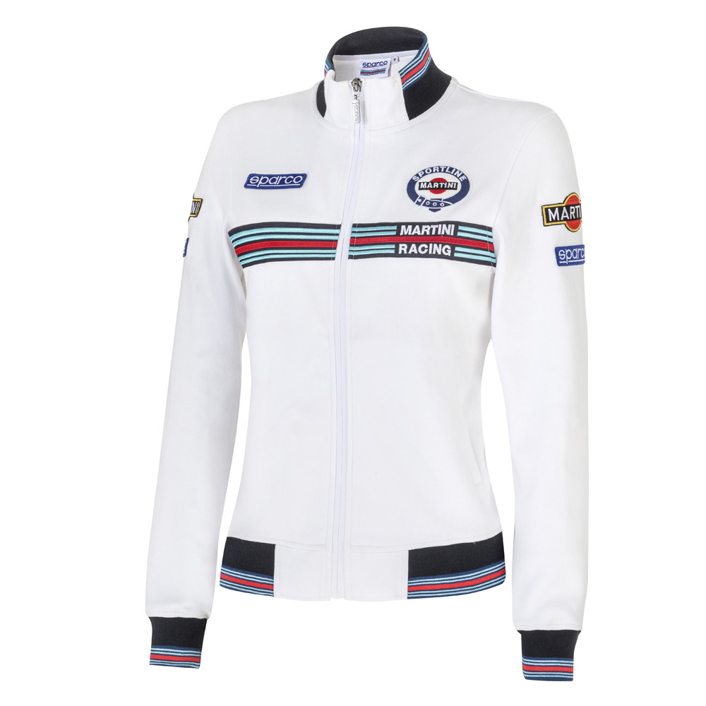 Sparco Martini Racing lady zipped vest - 013033MR.BL.L - 013033MRBI3L - 8033280528959
