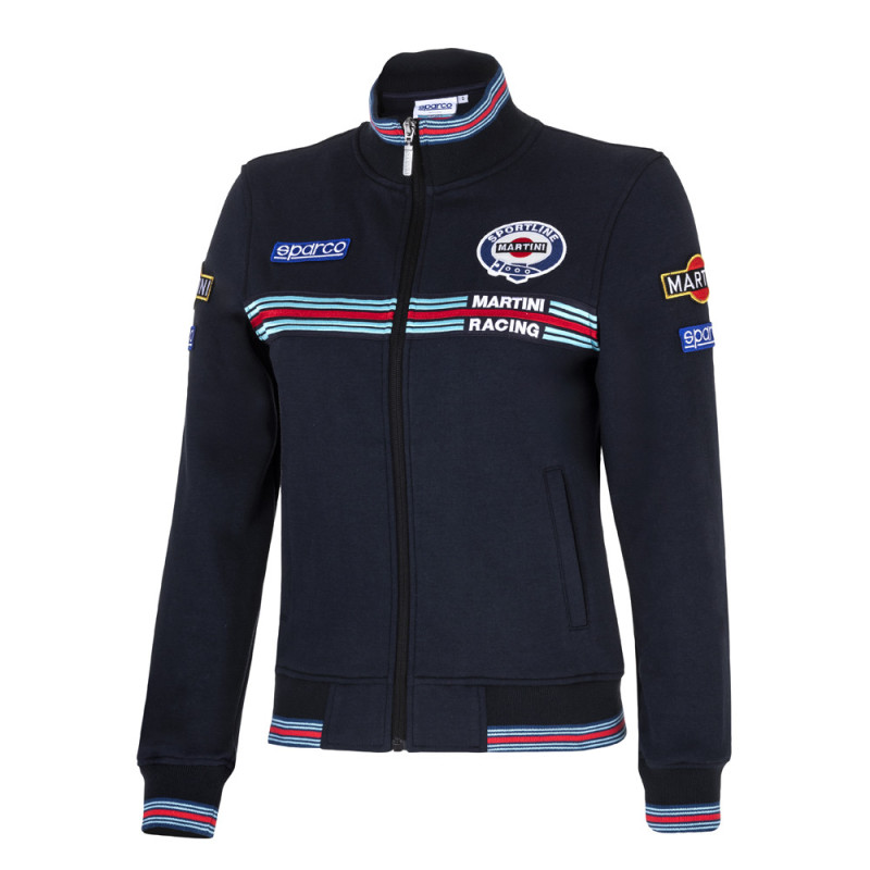Gilet con zip da donna Sparco Martini Racing - 013033MR.BL.L - 013033MRBI3L - 8033280528959