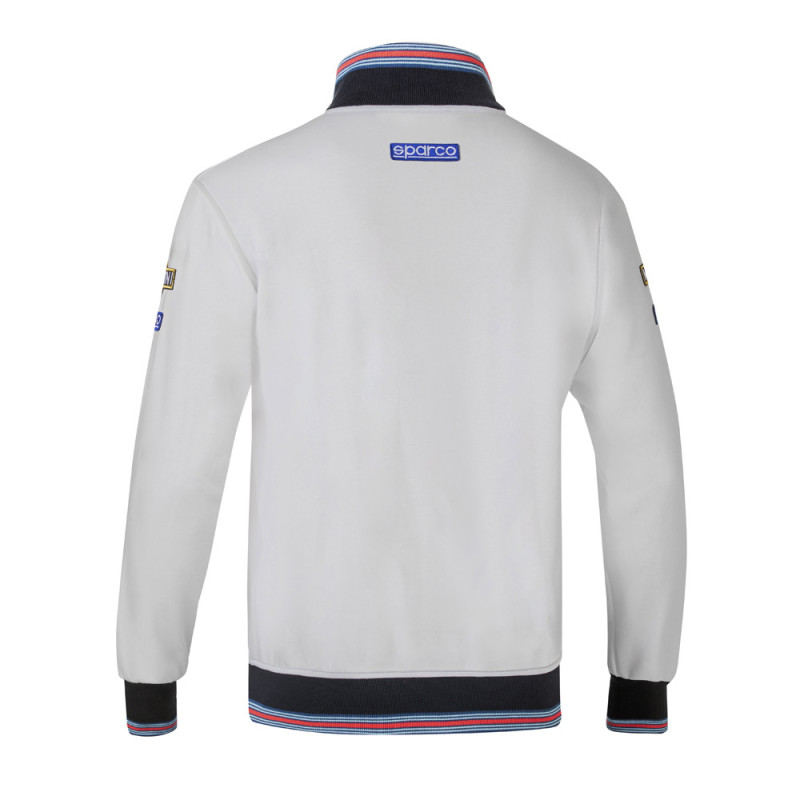 Martini Racing sweatshirt met rits - 01278MR.G.3XL - 01278MRGR6XXX