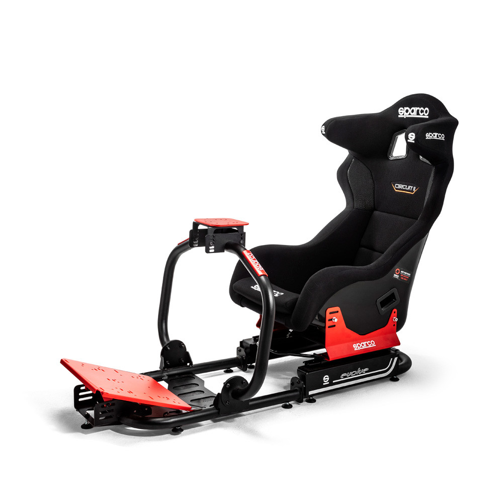 Cockpit Sparco Gaming Evolve GT-R PRO (bază + sisteme de fixare Pro + scaun Circuit II) - G0328011GNR - G0328011GNR - 8033280540715