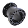 Steering wheel spacer Bratex aluminum black 6x70