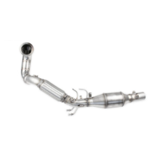 Inoxcar RS series catpipe for Volkswagen Golf 7.5 2.0 GTI (245cv) with OPF
