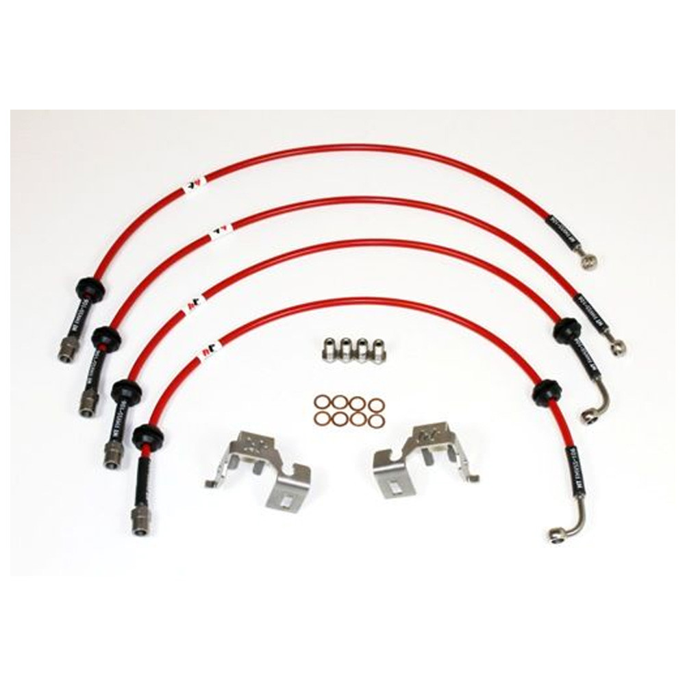Jeu de flexibles Forge pour Opel Astra J Type VXR - FO-HTBLVAU4080F.O - FMHTBLVAU4080F-SOLIDORANGE