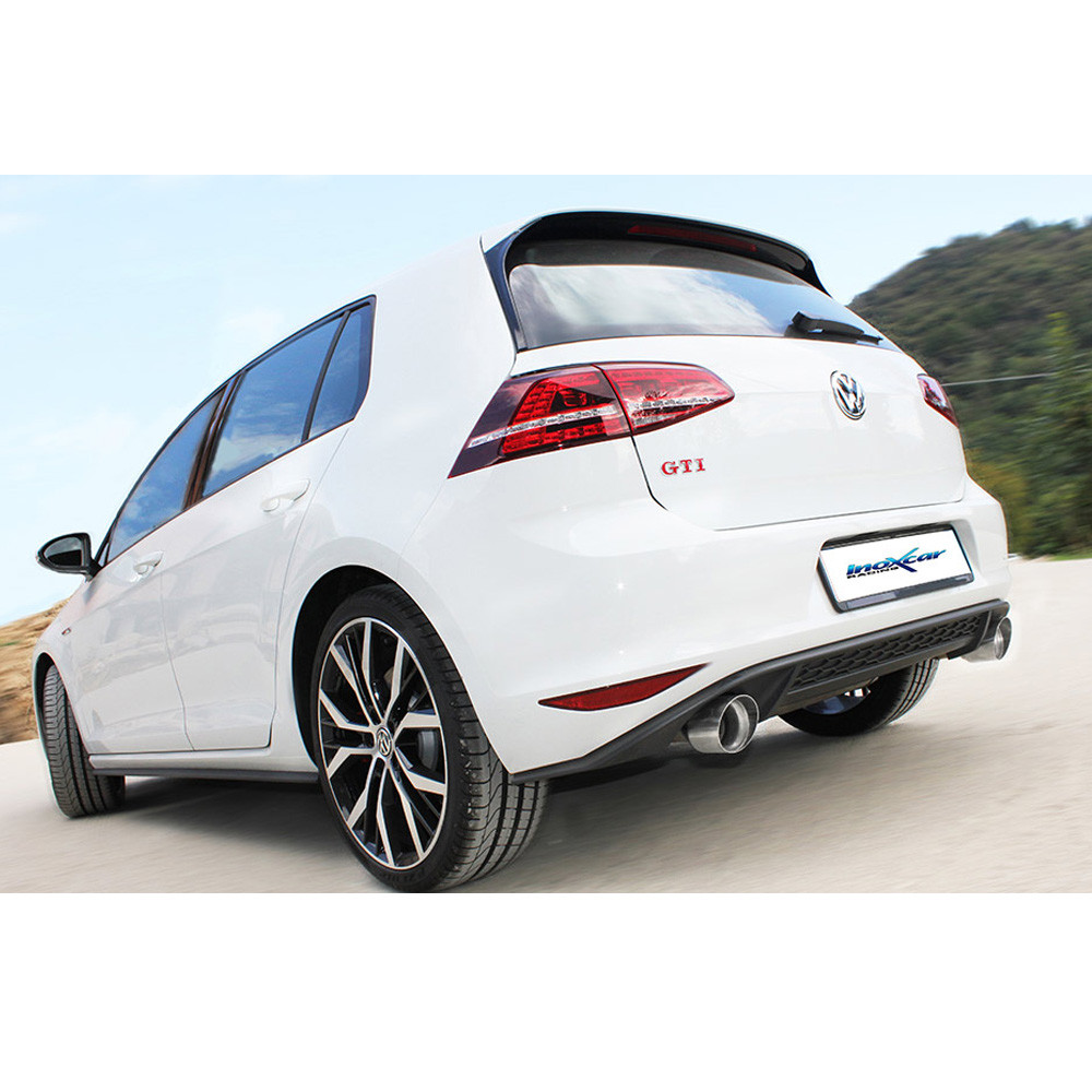 Tube afrique serie RS Inoxcar Volkswagen Golf 7 GTI Clubsport 2.0 TSI (265cv-290cv-310cv) - IC-CATRS-GOLF7CS - AFGTI.04CAT.200.RS - 3666618146515