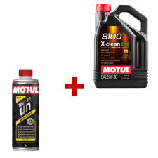 Pack revisione Motul 8100 X-clean EFE + detergente per motori diesel gratuito