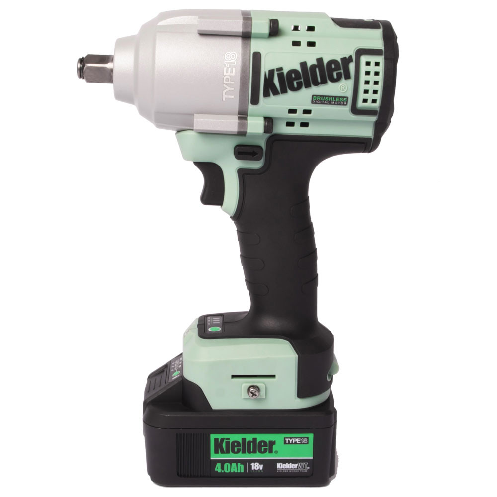 Set pistol de impact KIELDER 1/2" 720 Nm 18 V + 2 baterii de 4,0 Ah - KWT-180-02 - KWT-180-02EU - 5060441196477