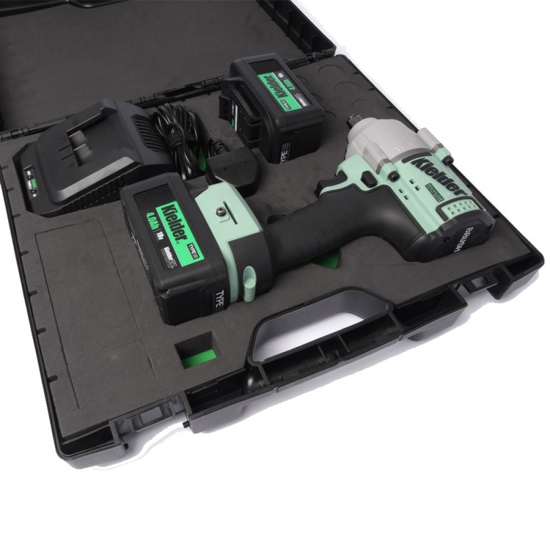 Set pistol de impact KIELDER 1/2" 720 Nm 18 V + 2 baterii de 4,0 Ah - KWT-180-02 - KWT-180-02EU - 5060441196477