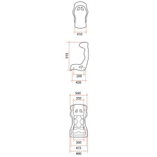 Sedile GT2i FIA Pro-02M V2 vetroresina con orecchie 2026