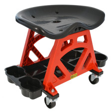 Siège de travail ergonomique sur roulettes BG Racing 582x353x431mm