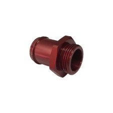 BSP 1x11 man - 32mm uitlaat rood aluminium met Viton afdichting
