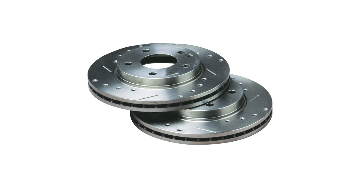 BRATEX Group A brake discs perforated grooved Alfa Romeo 147 GTA Front 330X32mm