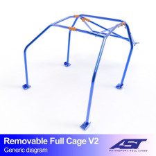 Arceau de sécurité AST Trackday/Loisir 6 points pour BMW (E30) 3-Series E30 4-portes Berline RWD