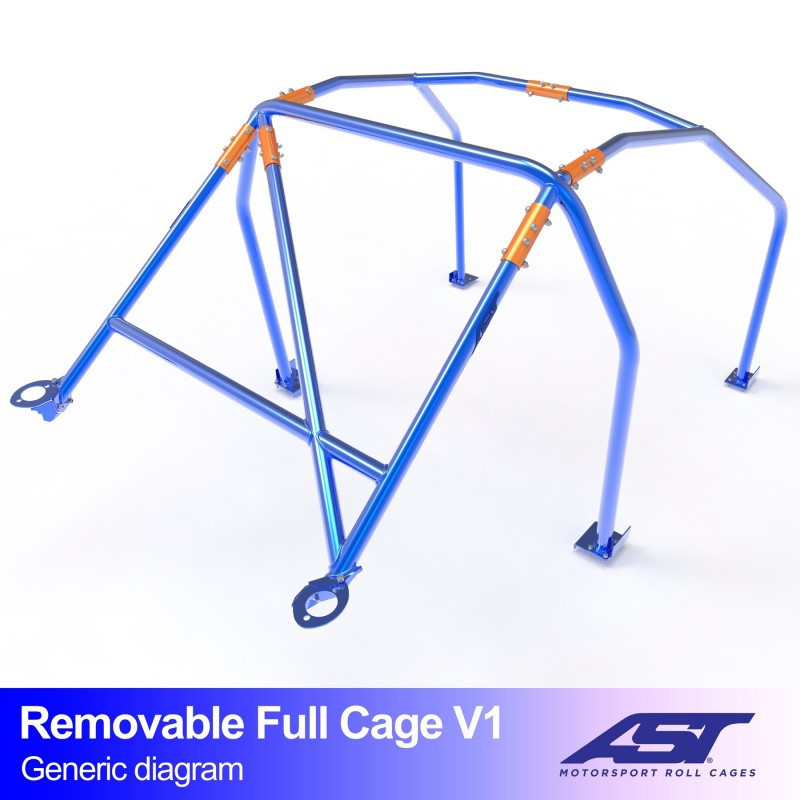 Arceau de sécurité AST Trackday/Loisir 6 points pour NISSAN Primera (P11) 4-portes Berline FWD - AST-NIPRP11-4P-TD.OST.V1 - CMBN06017