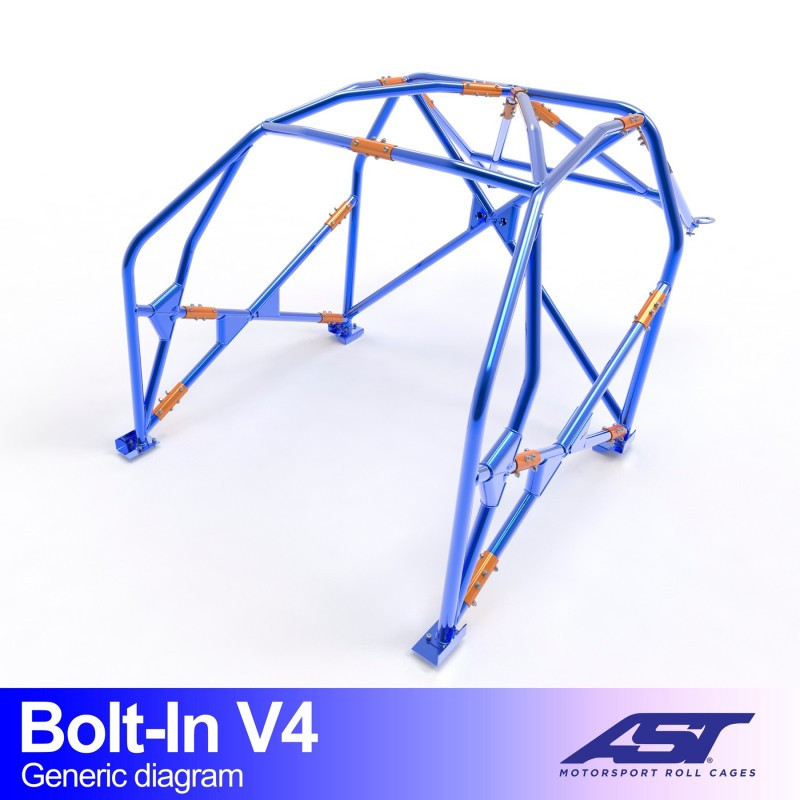 Arceau AST à boulonner FIA 6 points pour HYUNDAI Kona (OS) 5-portes SUV - AST-HYKONA-5P-BOUL.V4 - CMBN05505