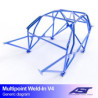 Arceau AST Multipoints à souder FIA 10 points pour AUDI A1 (8X) 3-portes Hayon FWD