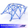 Arceau AST Multipoints à souder FIA 10 points pour AUDI A1 (8X) 3-portes Hayon FWD