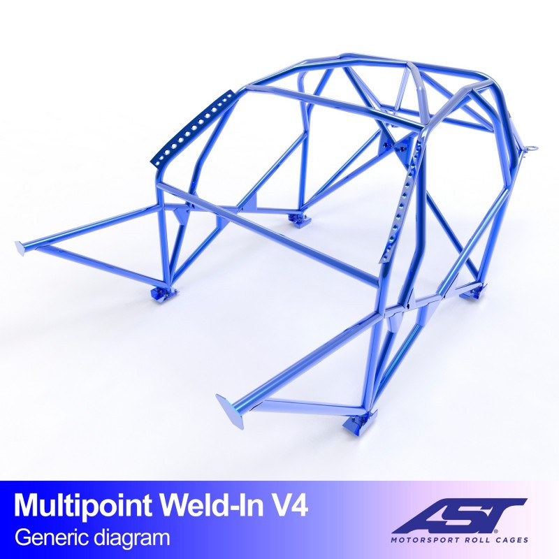 Arceau AST Multipoints à souder FIA 10 points pour BMW (E92) 3-Series E92 2-portes Coupe RWD - AST-BM3E92-2P-MULT.V3 - CMBN04005