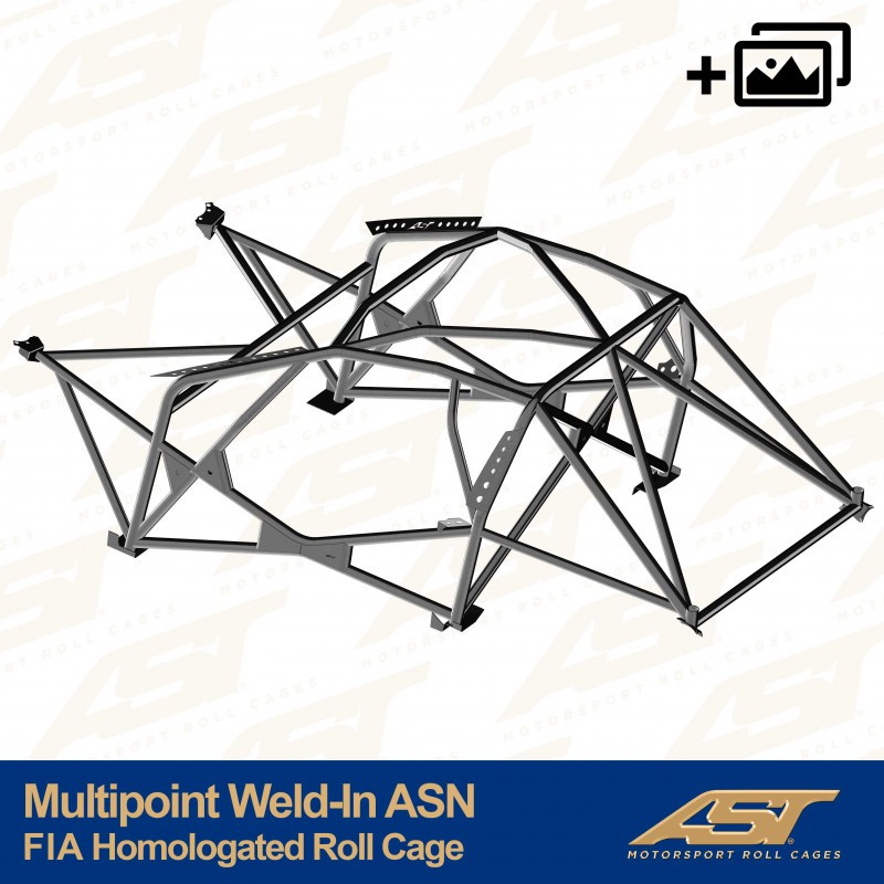 Arceau AST Multipoints à souder FIA 10 points pour BMW (F82) 4-Series F82 2-portes Coupe RWD - AST-BM4F82-2P-MULT.V4 - CMBN05908