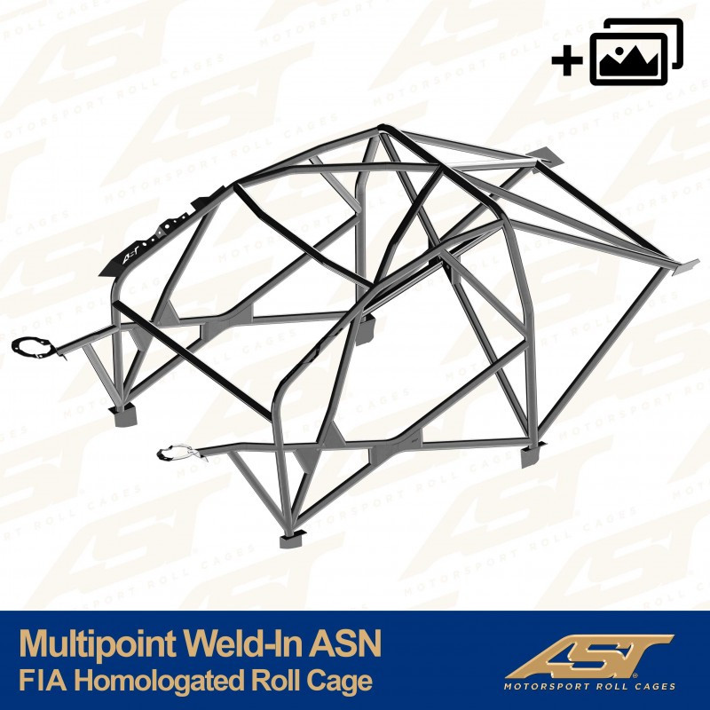 Arceau AST Multipoints à souder FIA 10 points pour HYUNDAI I30 (PDE/PDEN) 5-portes Fastback - AST-HYI30FB-5P-MULT.V4 - CMBN03106