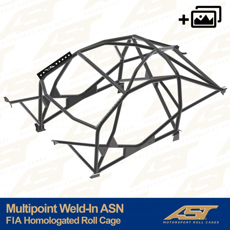 Arceau AST Multipoints à souder FIA 10 points pour PORSCHE Boxter (986) 2-portes Roadster - AST-POBO986-2P-MULT.V2 - CMBN04909