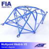 Rolbeugel AST Multipoint vastgelast FIA 10 punten voor SUBARU Impreza (GC8) 4-deurs Sedan 4WD