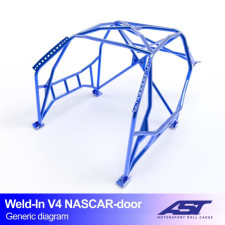 Arceau AST Drift (Type Nascar) à souder FIA 8 points pour BMW (E30) 3-Series E30 5-portes Touring AWD
