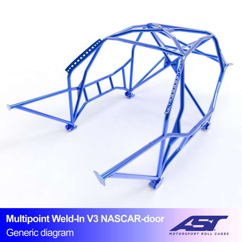 Arceau AST Drift (Type Nascar) structure à souder FIA 10 points pour BMW (E30) 3-Series E30 2-portes Coupe RWD - AST-BM3E30-2P-DRMU.V3 - CMBN03551