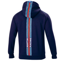 Sweat à capuche Sparco Martini Racing bandes dans le dos