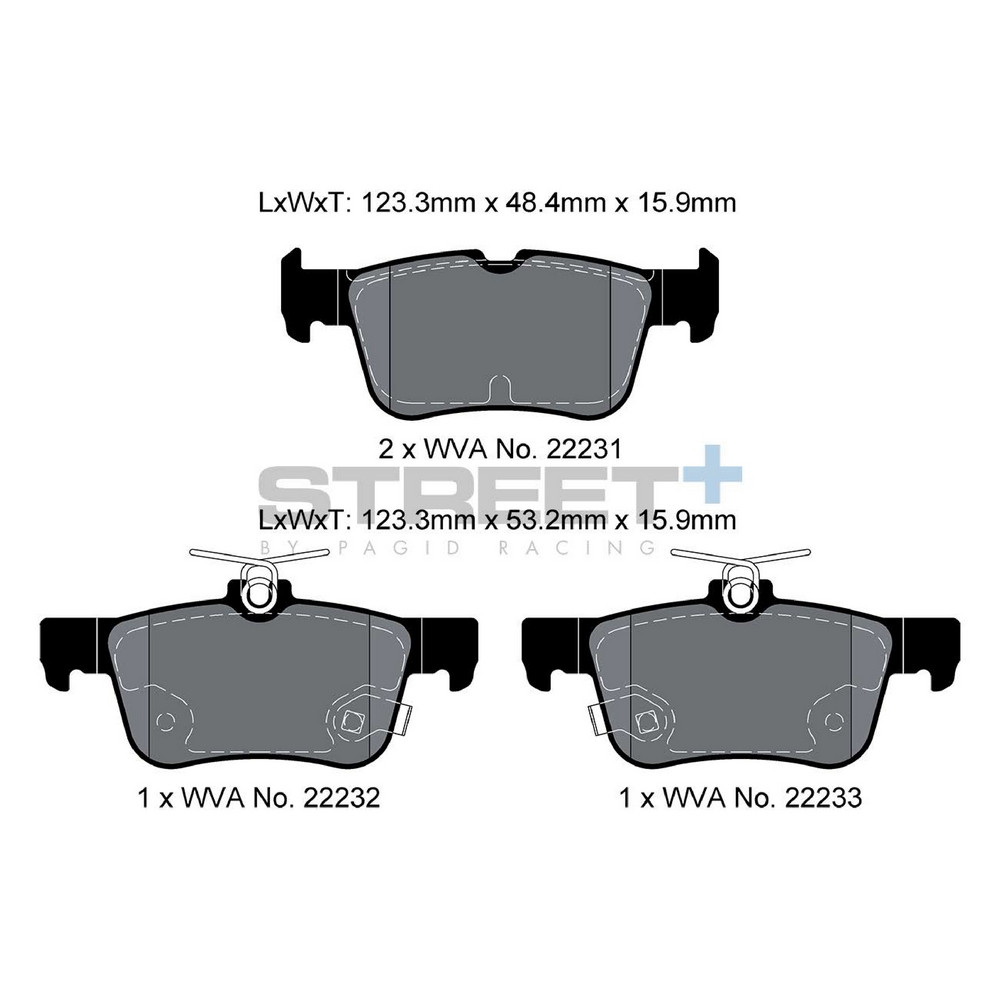 Pastiglie freno Pagid T8013 Street+ - PA-8013.ST - T8013SP2001 - 4056029070506
