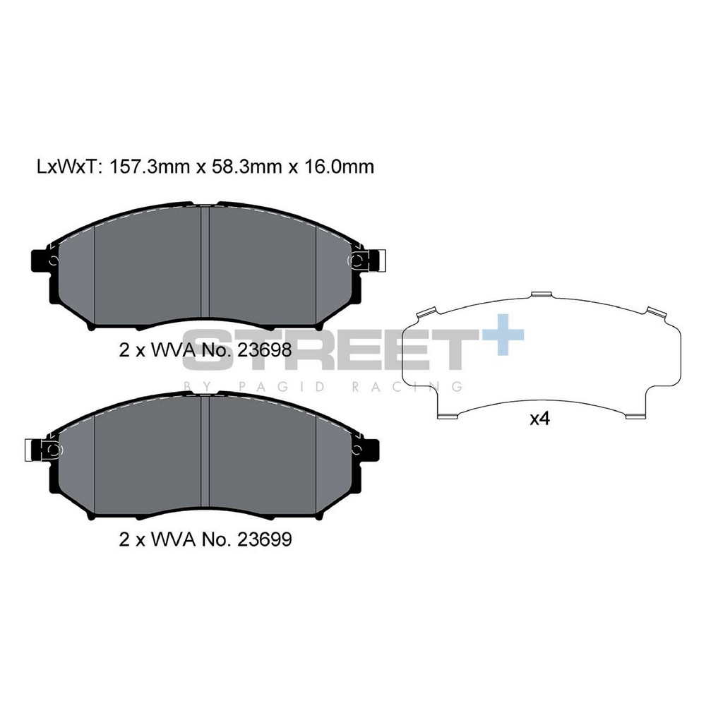 Plăcuțe de frână Pagid T8040 Street+ ph2 - PA-8040.ST - T8040SP2001 - 4056029070568