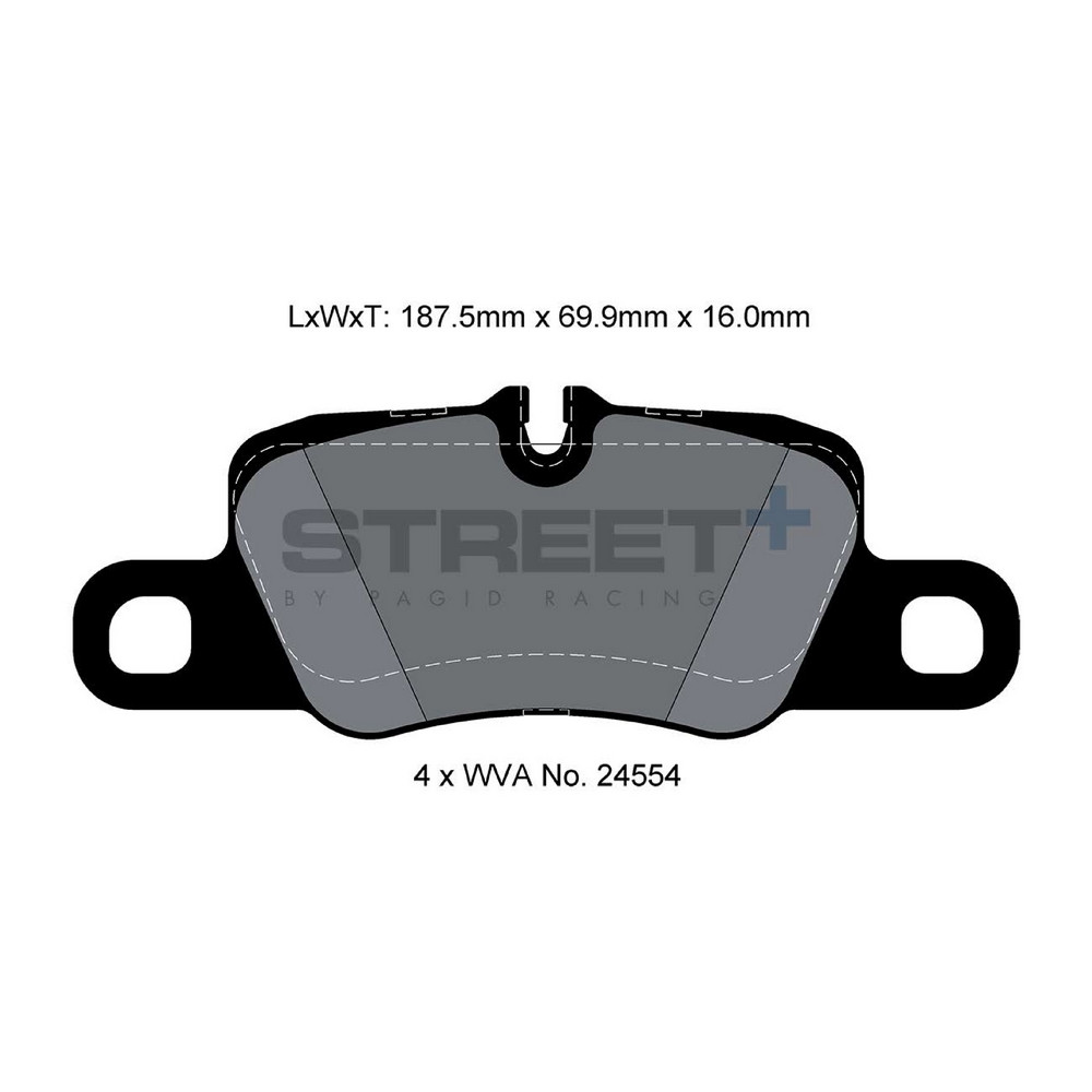 Plăcuțe de frână Pagid T8078 Street+ ph2 - PA-8078.ST - T8078SP2001 - 4056029070391