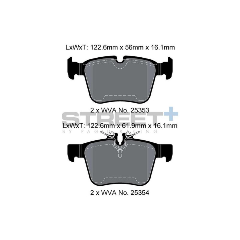 Pastiglie freno Pagid T8118 Street+ - PA-8118.ST - T8118SP2001 - 4056029070452