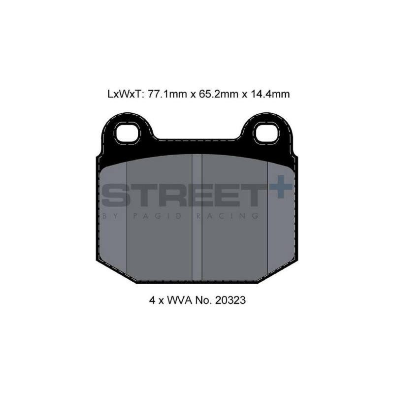 Plăcuțe de frână Pagid T8148 Street+ ph2 - PA-8148.ST - T8148SP2001 - 4056029070339