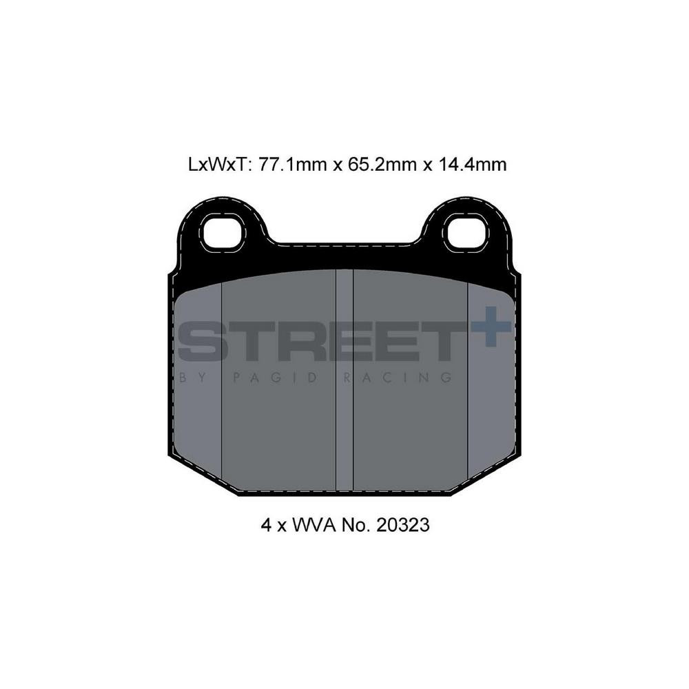 Pastiglie freno Pagid T8148 Street+ - PA-8148.ST - T8148SP2001 - 4056029070339