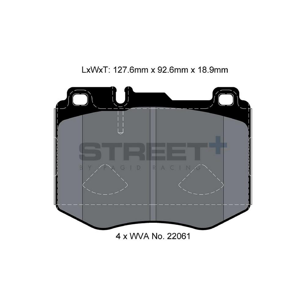Pastiglie freno Pagid T8160 Street+ - PA-8160.ST - T8160SP2001 - 4056029071497