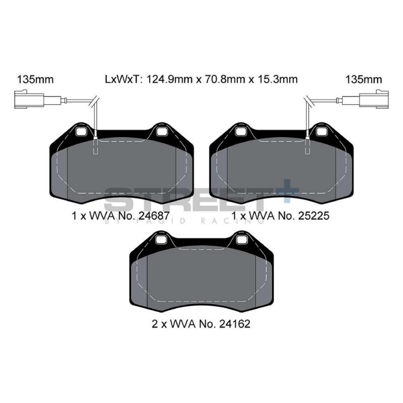 Pastiglie freno Pagid T8190 Street+ - PA-8190.ST - T8190SP2001 - 4056029070414