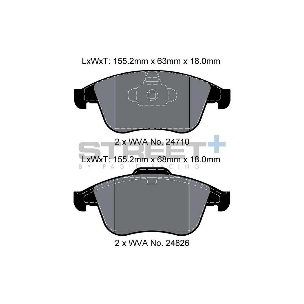 Pastiglie freno Pagid T8191 Street+ - PA-8191.ST - T8191SP2001 - 4056029070421