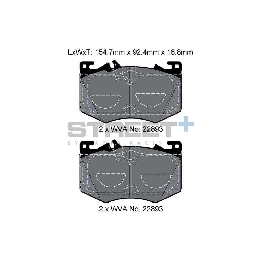 Pastiglie freno Pagid T8211 Street+ - PA-8211.ST - T8211SP2001 - 4056029071510