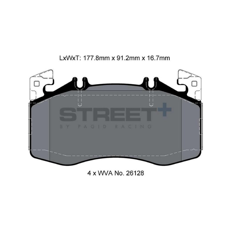 Pastiglie freno Pagid T8217 Street+ - PA-8217.ST - T8217SP2001 - 4056029071596