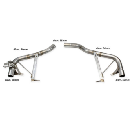 Terminale senza silenziatore + Macan 2.0TFSI 22+ valvola