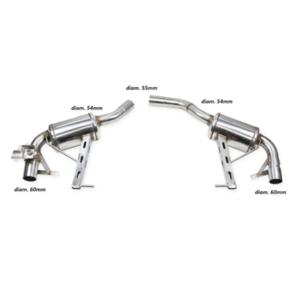Rear silencer + Macan 2.0TFSI 22+ valve - IC-VALVMACAN07 - VALV.MACAN.07 - 3666618153292