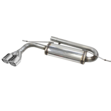 Inoxcar rear muffler 2x80 X-Race Seat Leon 1,5TSI FR with torsion bridge 2018 on