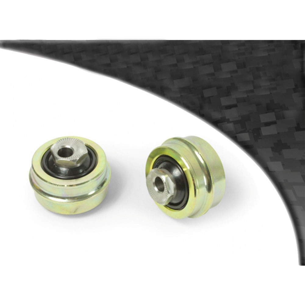 Silentbloc Powerflex negru, reglabil, pentru brațul de suspensie față, Ford Fiesta 7, modelele de după 2008 (2 bucăți) - PF-F191502G-2N - PFF19-1502GBLK - 5055676520951