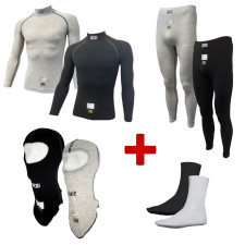 GT2i Pro-ondergoedpakket (T-shirt + broek + bivakmuts + sokken)