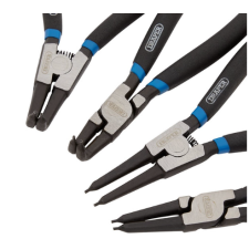 Set di pinze per anelli di sicurezza interni ed esterni Draper Tools (4 pezzi)