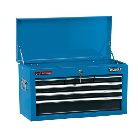 Coffre à outils étroit Draper Tools 6 tiroirs 24" bleu 600x255x345mm