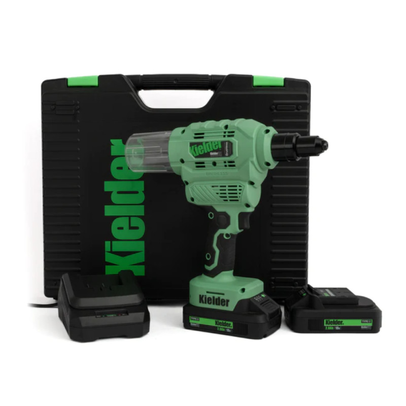 Riveteerpistool KIELDER 18V 1 accu 5Ah + koffer + lader - KWT-009-03 - KWT-009-03EU - 3661768816516