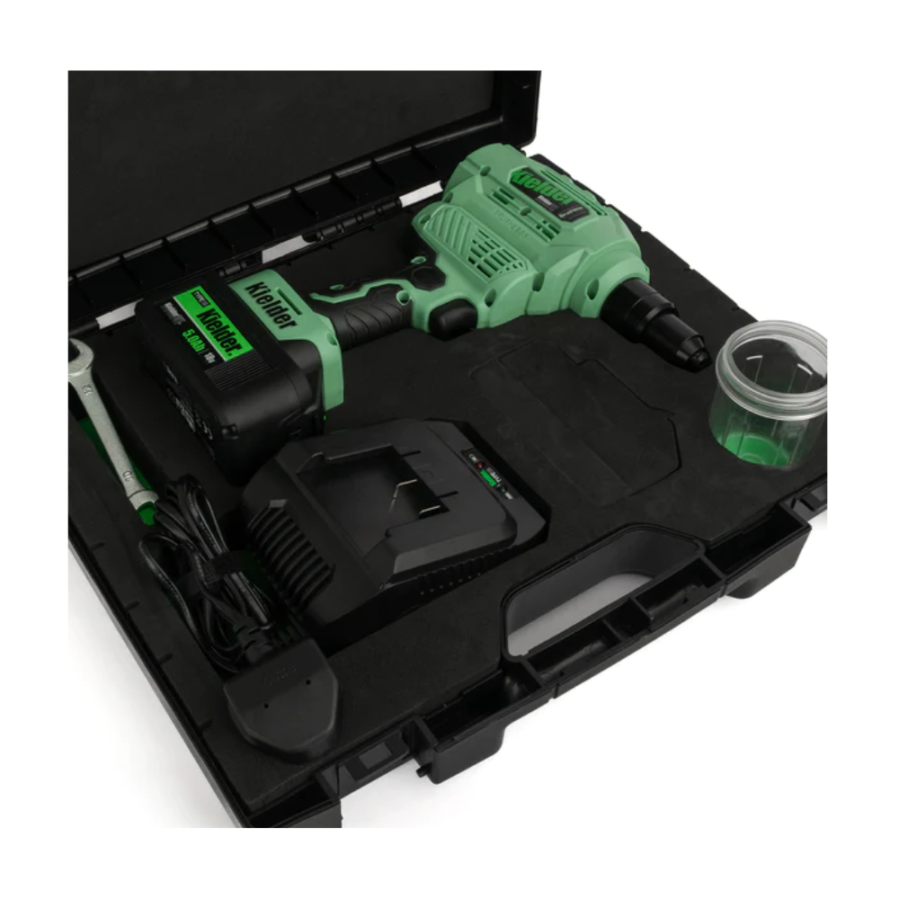 Riveteerpistool KIELDER 18V 1 accu 5Ah + koffer + lader - KWT-009-03 - KWT-009-03EU - 3661768816516