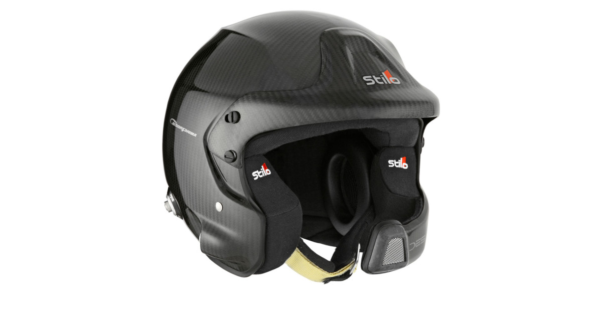 Stilo WRC DES Carbon Hans Rally SA15 Helm